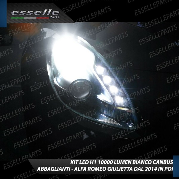 Conversione Fari Full LED 6000K bianco Alfa Romeo Giulietta Dal 2014