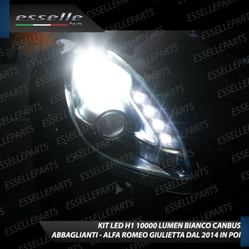 Conversione Fari Full LED 6000K bianco Alfa Romeo Giulietta Dal 2014