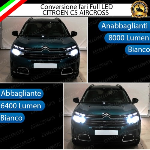 Conversione Fari Full LED 6000k canbus CITROEN C5 AIRCROSS No Error