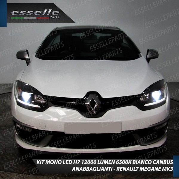 Conversione Fari Full LED 6000K bianco RENAULT MEGANE 3 Con Fari Lenticolari