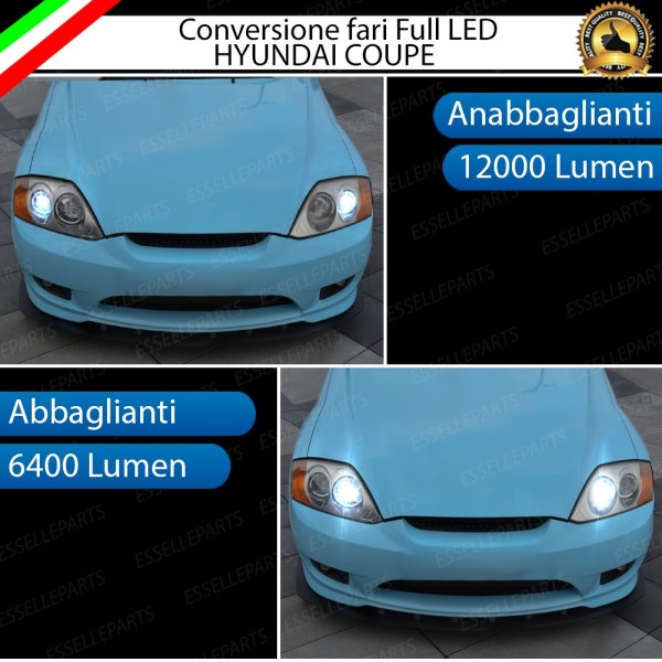Conversione a Led H7 per Hyundai Coupe MK2 6000K Canbus
