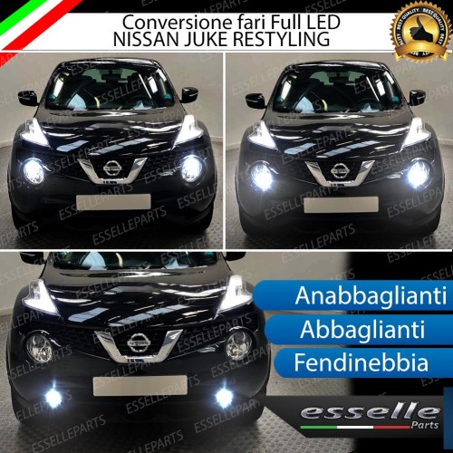 Conversione Fari Full LED 12000LM + 6400LM + 9800LM NISSAN JUKE dal 2014