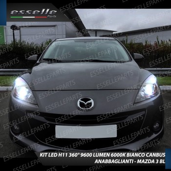 Conversione Fari Full LED 6000k canbus MAZDA 3 2 BL