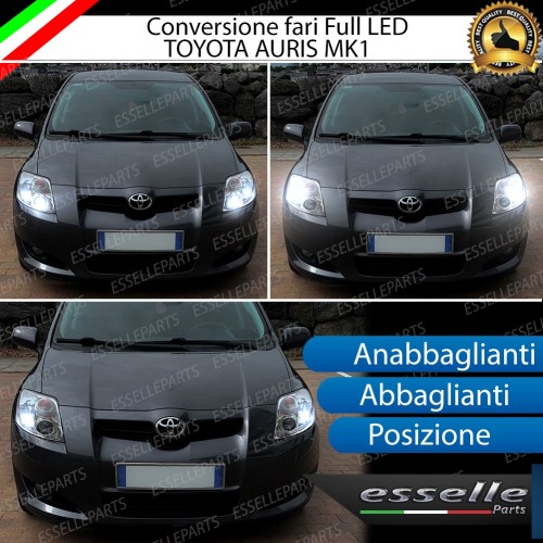 Conversione Fari Full LED per Toyota Auris 6000K Bianco Ghiaccio 6000K