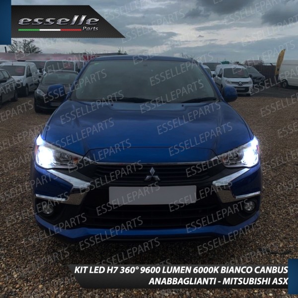 Conversione Fari Full LED per Mitsubishi ASX 6000K Bianco Ghiaccio Canbus