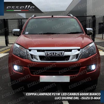 Conversione Fari Full LED 9600LM + 6400LM ISUZU D-MAX MK2 con Fari Lenticolari