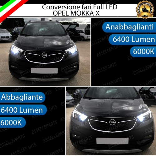 Conversione Fari Full LED 6000k canbus OPEL MOKKA X