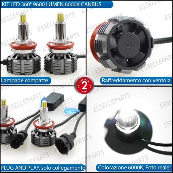 Conversione Fari Full LED 6000K bianco Toyota Avensis MK3