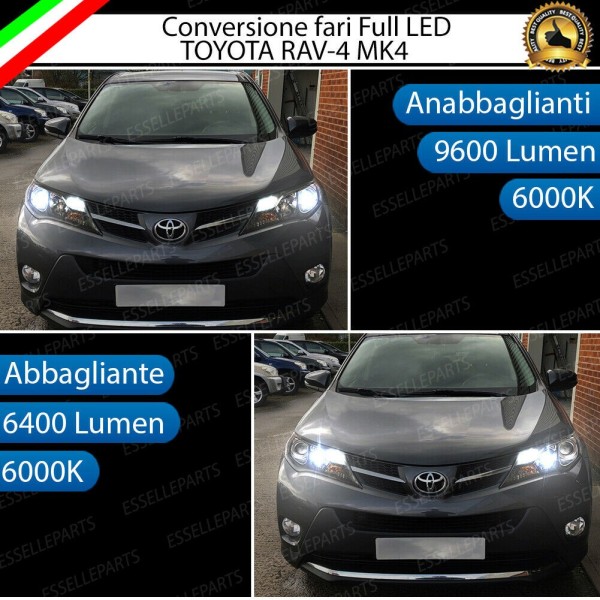 Conversione Fari Full LED TOYOTA RAV4 MK4