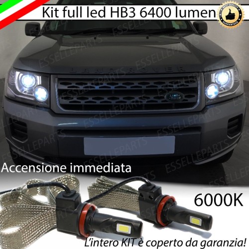 Kit Full LED HB3 6400 Lumen 6000K bianco Land Rover Freelander 2 Dal 2013