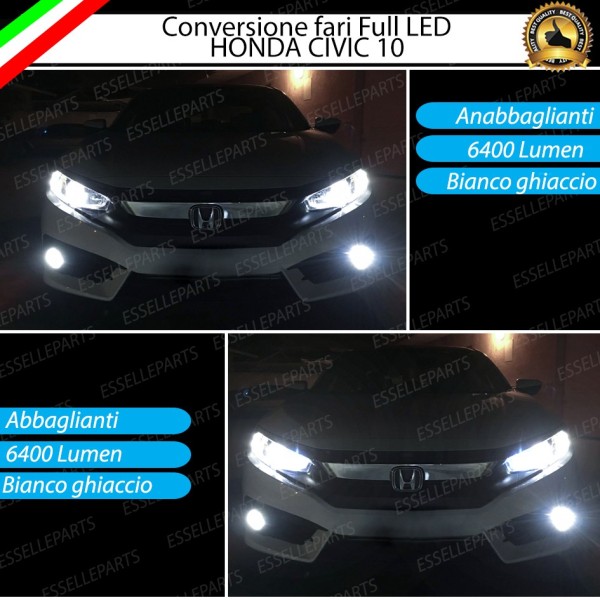 Conversione Fari Full LED HONDA CIVIC X