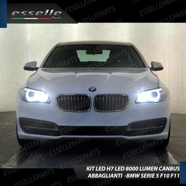 Conversione Fari a Led H7 per Bmw Serie 5 F10 F11 6000K