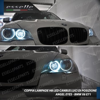 Conversione Fari Full LED Per Bmw X6 E71 E72 6000K Bianco