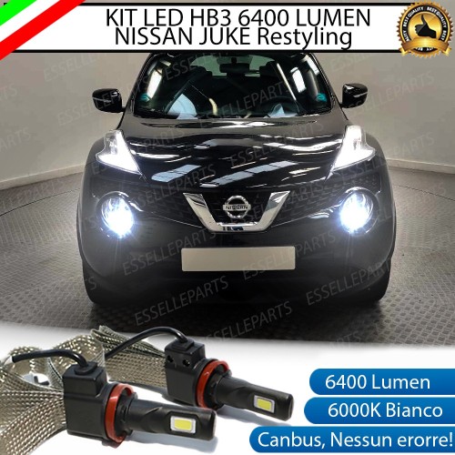 Kit Full LED HB3 6400 Lumen 6000K bianco Abbaglianti NISSAN Juke Dal 2014