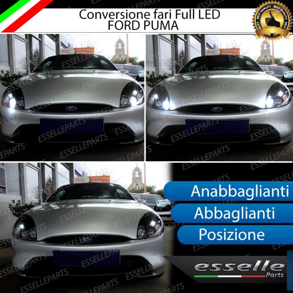 Conversione Fari Full LED FORD PUMA 6000K Bianco