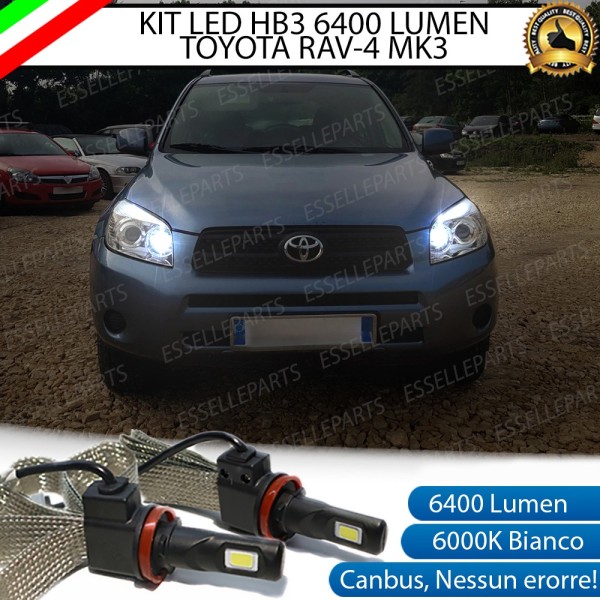 Kit Full LED HB3 6400 LUMEN Abbaglianti TOYOTA RAV IV III