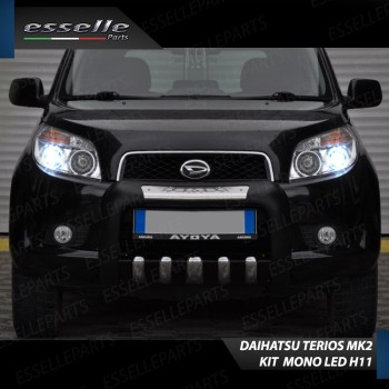 Conversione Fari Full LED 12000LM + 6400LM DAIHATSU TERIOS 2 con Fari Lenticolari