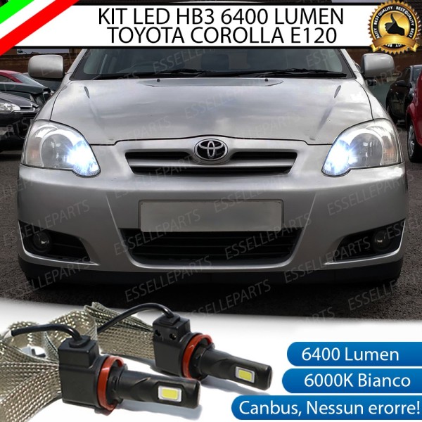 Kit Full LED HB3 6400 LUMEN Abbaglianti TOYOTA COROLLA E120