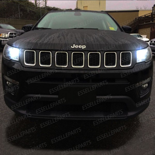Kit Full LED HB3 6400 LUMEN 6000K Abbaglianti JEEP COMPASS MK2 con fari a parabola