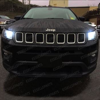 Kit Full LED HB3 6400 LUMEN 6000K Abbaglianti JEEP COMPASS MK2 con fari a parabola