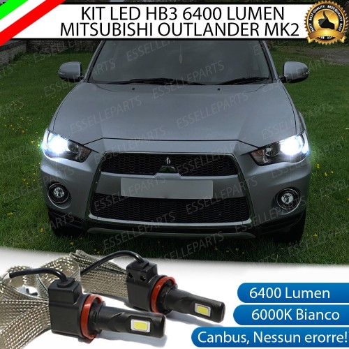 Kit Full LED HB3 6400 LUMEN Anabbaglianti MITSUBISHI OUTLANDER II RESTYLING