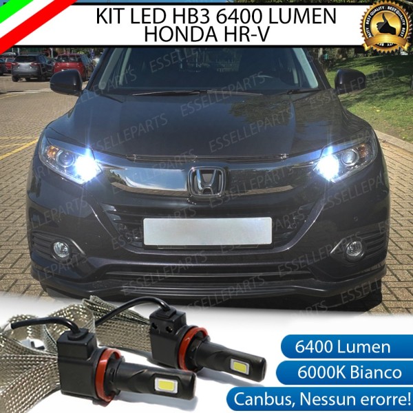 Kit Full LED HB3 6400 Lumen 6000K Abbaglianti HONDA HR-V MK2 con faro lenticolare