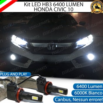 Kit Full LED HB3 6400 LUMEN Abbaglianti HONDA CIVIC X