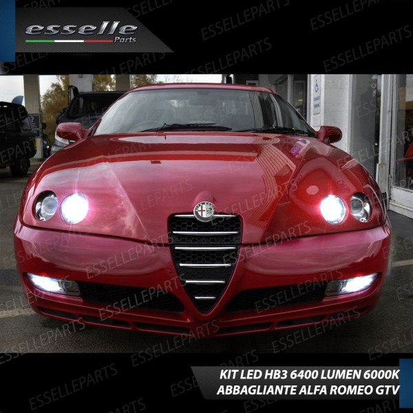 Kit Full LED HB3 6400 LUMEN Abbaglianti ALFA ROMEO GTV