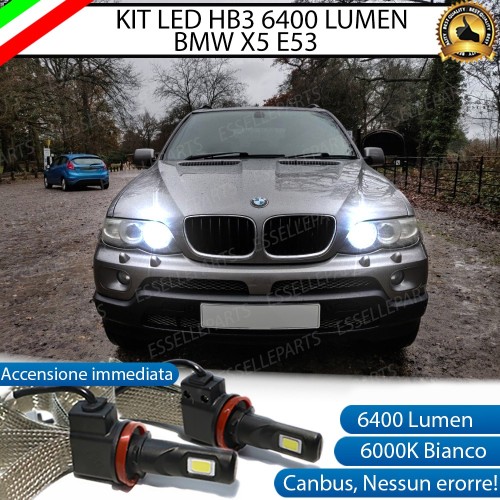 Kit Full LED HB3 6400 LUMEN Abbaglianti BMW X5 E53