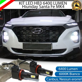 Kit Full LED HB3 6400 LUMEN Abbaglianti HYUNDAI SANTA FE IV