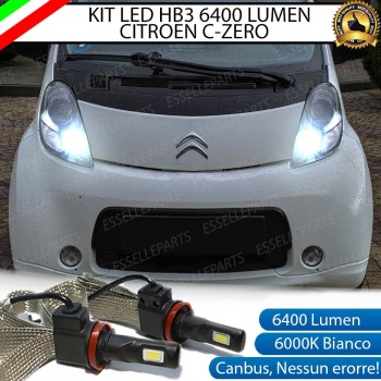 Kit Full LED HB3 6400 LUMEN Abbaglianti CITROEN C-ZERO Kit Full LED HB3 6400 LUMEN Abbaglianti CITROEN C-ZERO