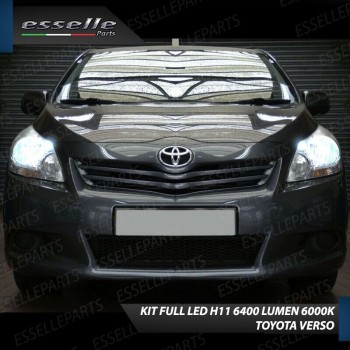 Conversione Fari Full LED per Toyota Verso R2 6000K Bianco Ghiaccio Canbus