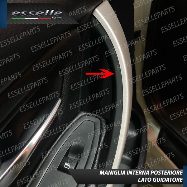 Maniglie Interne Bmw Serie 3 F30 F31 Posteriori Lato Guida Lato Passeggero Nero