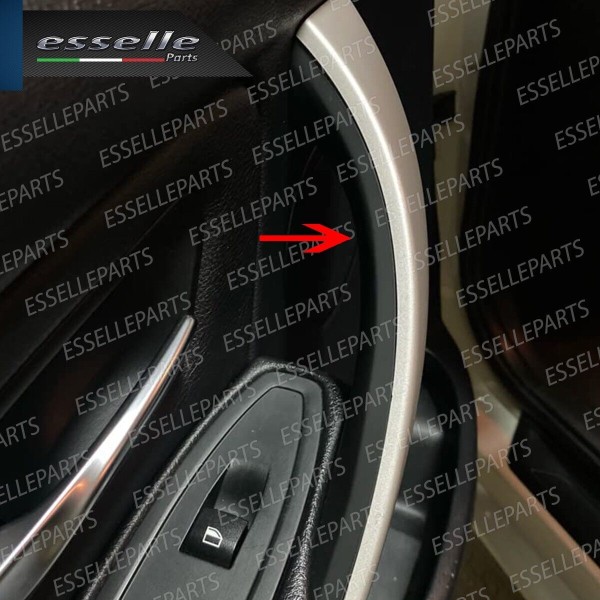 Maniglia Interna Posteriore Lato Guida Soft Touch Nero Bmw Serie 3 F30 F31