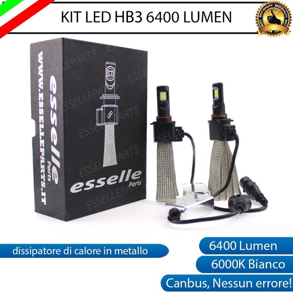 Kit FULL LED HB3 6400 LUMEN Canbus 6000K Bianco Ghiaccio