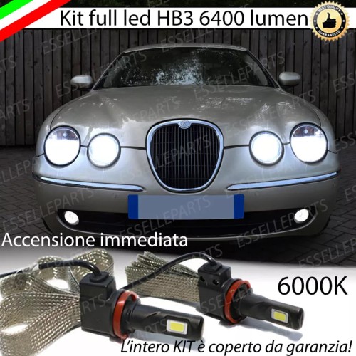 Kit Full LED HB3 6400 LUMEN Abbaglianti JAGUAR S-TYPE