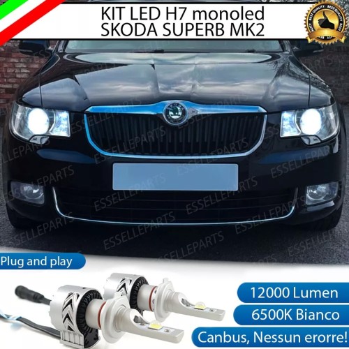 Kit Full LED H7 Monoled 12000 LUMEN SKODA SUPERB II