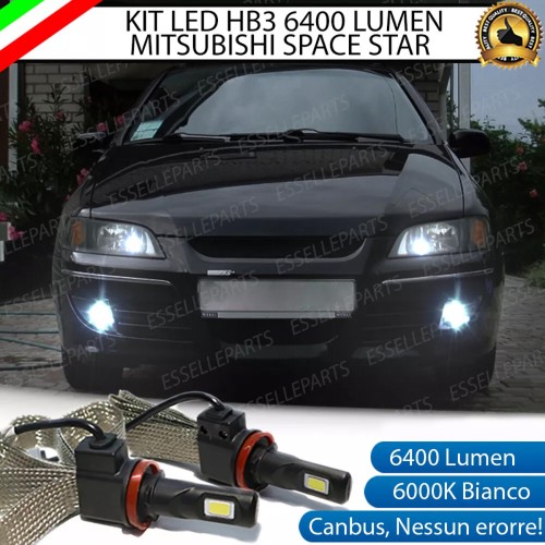 Kit Full LED HB3 6400 LUMEN Fendinebbia MITSUBISHI SPACE STAR I DAL 2002