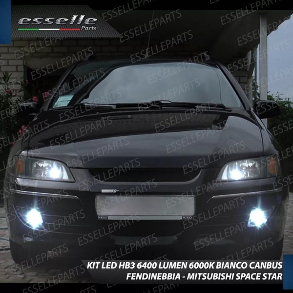 Kit Full LED HB3 6400 LUMEN Fendinebbia MITSUBISHI SPACE STAR I DAL 2002