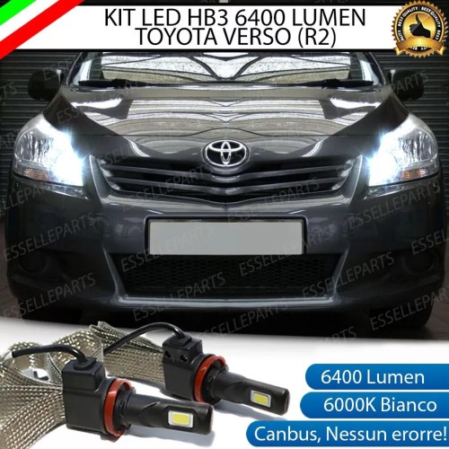 Kit Full LED HB3 6400 LUMEN Abbaglianti Toyota Verso R2
