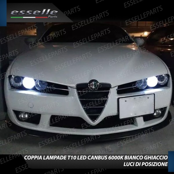 Conversione Anabbaglianti LED + Luci di posizione LED per Alfa Romeo Brera bianco