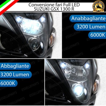 Conversione Fari Full LED Per Suzuki GSX 1300 6000K Bianco