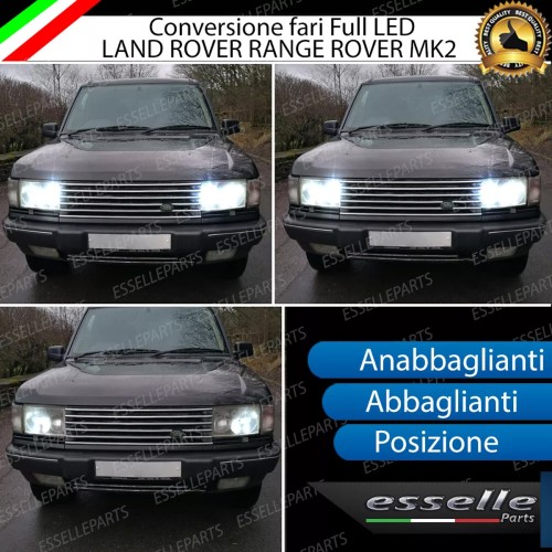 Conversione Fari Full LED 6000k canbus Range Rover 2