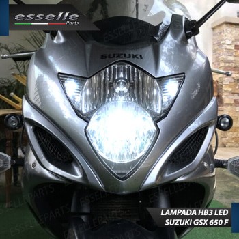 Kit Full LED Lampada HB3 3200 Lumen Abbaglianti per SUZUKI GSX 650 2007-2015 F