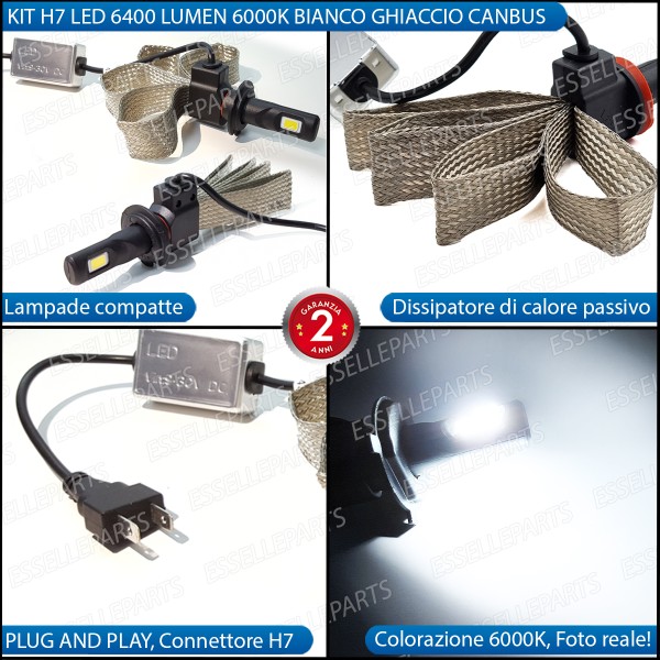 Conversione Fari Full LED Abarth 500 595 695 restyling