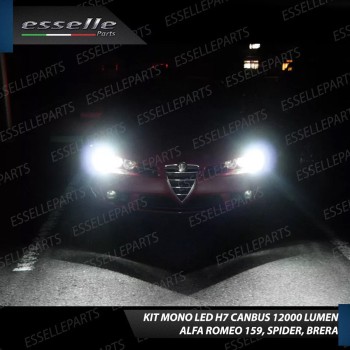 Kit Full LED H7 Monoled 12000 LUMEN Canbus bianco ghiaccio ALFA ROMEO Brera Kit Full LED H7 Monoled 12000 LUMEN Canbus bianco ghiaccio ALFA ROMEO Brera