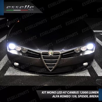 Kit Full LED H7 Monoled 12000 LUMEN Canbus bianco ghiaccio ALFA ROMEO Brera Kit Full LED H7 Monoled 12000 LUMEN Canbus bianco ghiaccio ALFA ROMEO Brera
