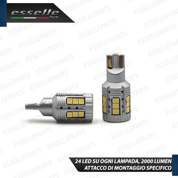 Coppia Lampade Retromarcia 24 Led T15 W16W Canbus SKODA KAMIQ 6000K