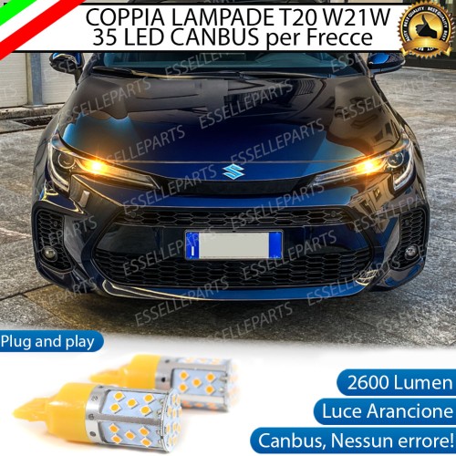 Coppia Frecce Anteriori T20 W21W 35 LED Canbus SUZUKI SWACE