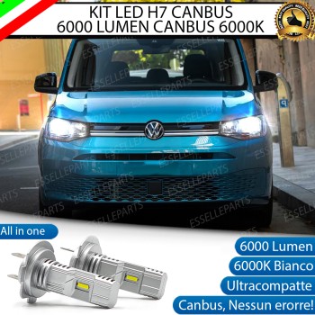Kit Full LED Ultra Compatto H7 6000 Lumen Anabbaglianti VW CADDY V